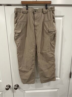 Men's Khaki 5.11 Tactical  Pants - Relaxed Fit